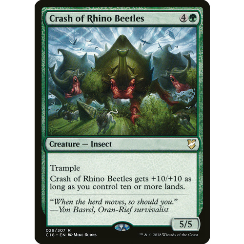 Crash of Rhino Beetles - C18