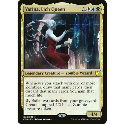 Varina, Lich Queen FOIL - C18