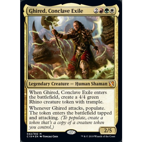 Ghired, Conclave Exile - C19