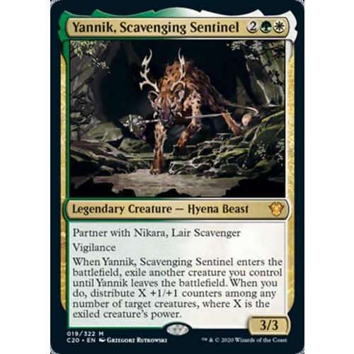 Yannik, Scavenging Sentinel - C20