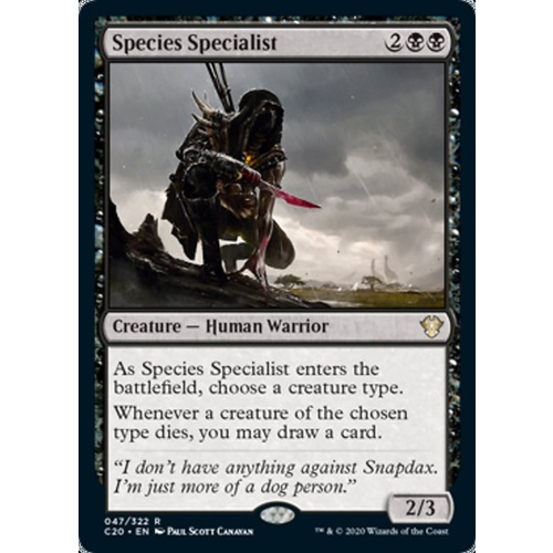 Species Specialist - C20