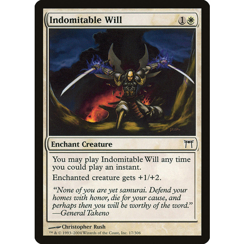 Indomitable Will - CHK