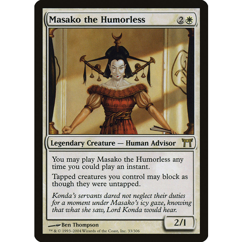 Masako the Humorless - CHK