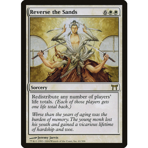 Reverse the Sands - CHK