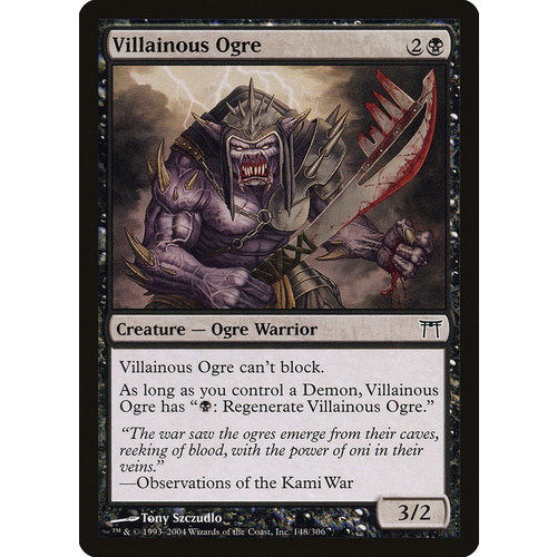 Villainous Ogre - CHK