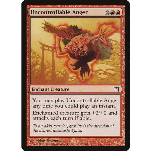 Uncontrollable Anger - CHK