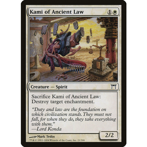 Kami of Ancient Law FOIL - CHK