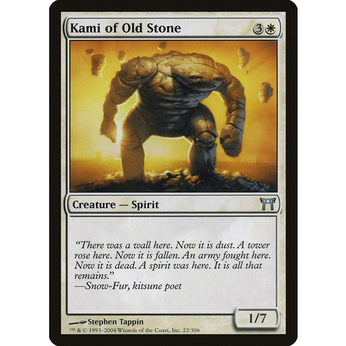 Kami of Old Stone FOIL - CHK