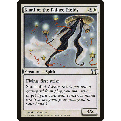 Kami of the Palace Fields FOIL - CHK