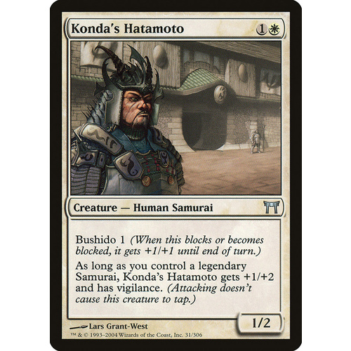 Konda's Hatamoto FOIL - CHK