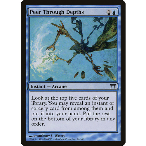 Peer Through Depths FOIL - CHK