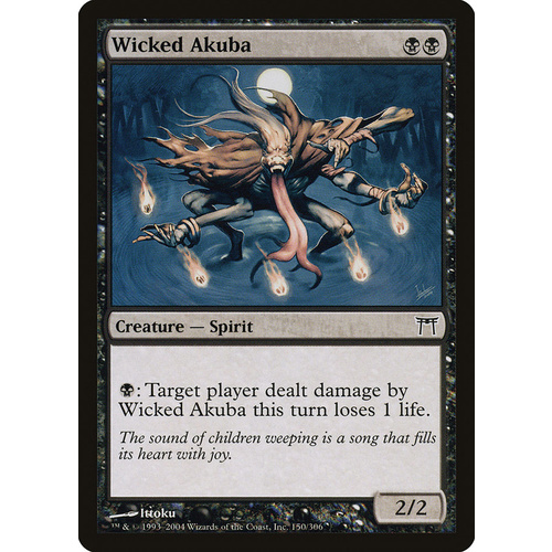 Wicked Akuba FOIL - CHK