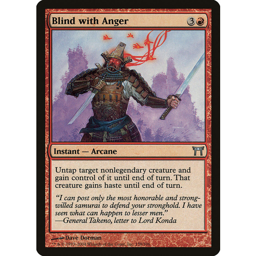 Blind with Anger FOIL - CHK