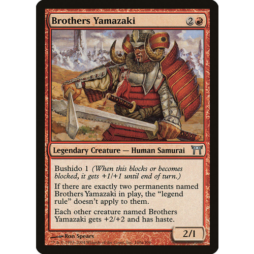 Brothers Yamazaki FOIL - CHK