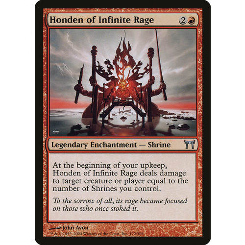 Honden of Infinite Rage FOIL - CHK