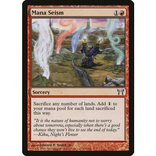 Mana Seism FOIL - CHK
