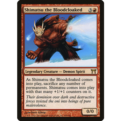 Shimatsu the Bloodcloaked FOIL - CHK