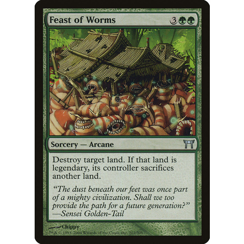 Feast of Worms FOIL - CHK