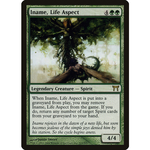 Iname, Life Aspect FOIL - CHK
