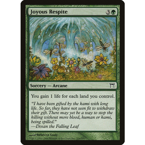 Joyous Respite FOIL - CHK