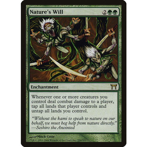 Nature's Will FOIL - CHK