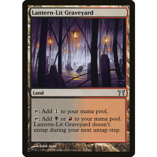 Lantern-Lit Graveyard FOIL - CHK