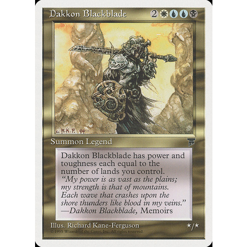 Dakkon Blackblade - CHR