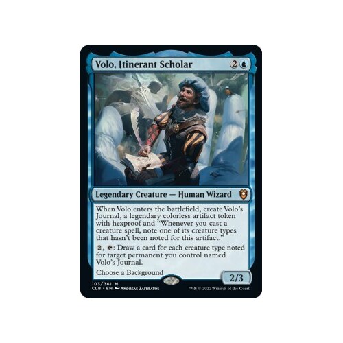 Volo, Itinerant Scholar