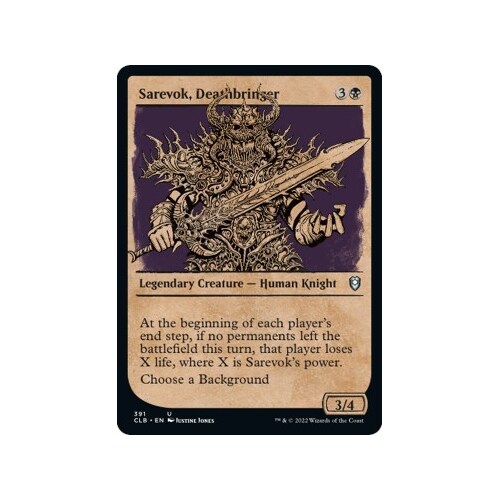 Sarevok, Deathbringer (Showcase)