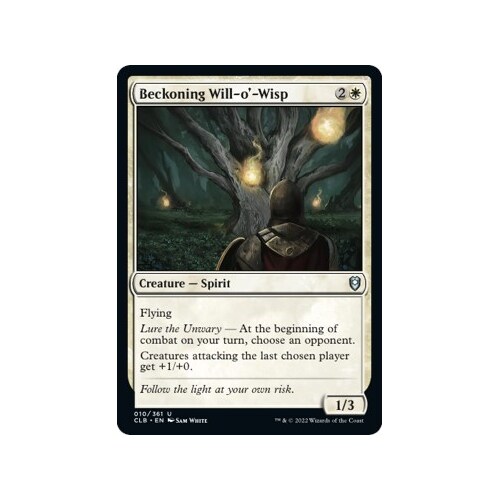 Beckoning Will-o'-Wisp FOIL