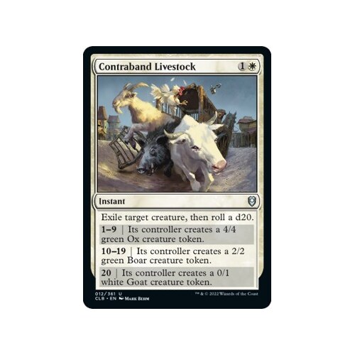 Contraband Livestock FOIL