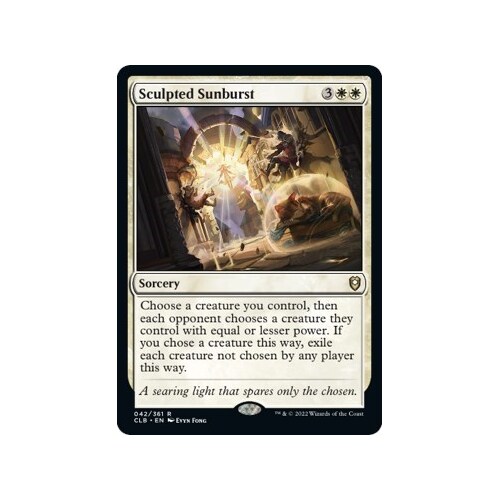 Sculpted Sunburst FOIL