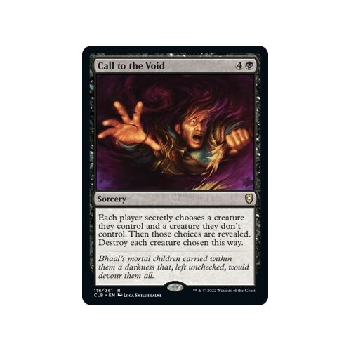 Call to the Void FOIL