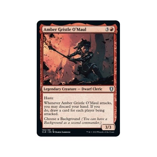 Amber Gristle O'Maul FOIL