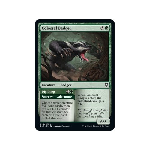 Colossal Badger FOIL