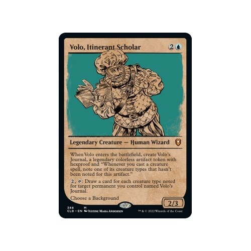 Volo, Itinerant Scholar (Showcase) FOIL