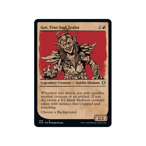 Gut, True Soul Zealot (Showcase) FOIL