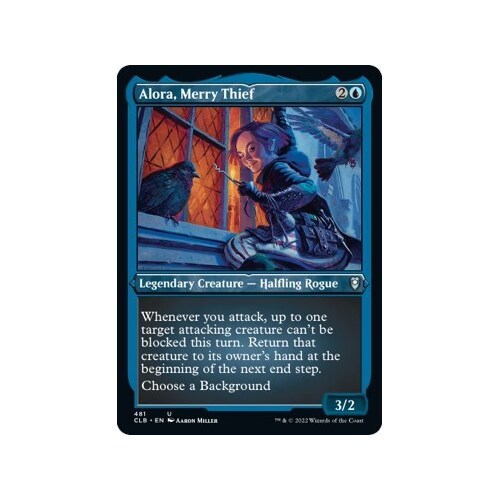 Alora, Merry Thief (Etched Foil)