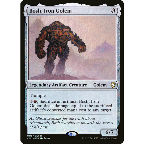 Bosh, Iron Golem - CM2