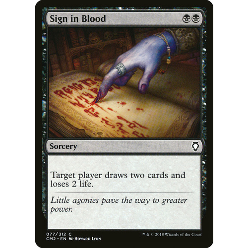 Sign in Blood - CM2