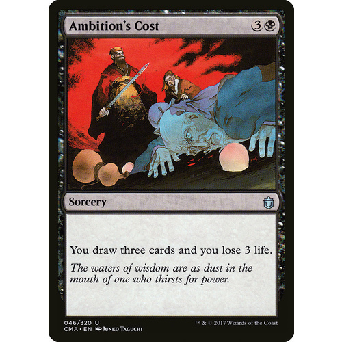Ambition's Cost - CMA