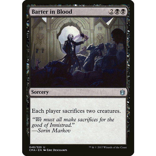 Barter in Blood - CMA