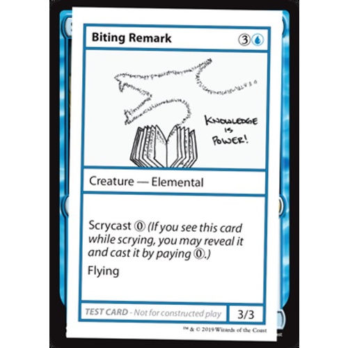 Biting Remark