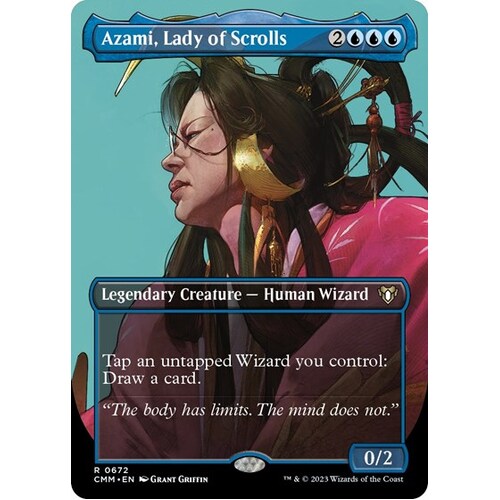 Azami, Lady of Scrolls (Borderless) - CMM