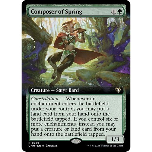 Composer of Spring (Extended Art) - CMM