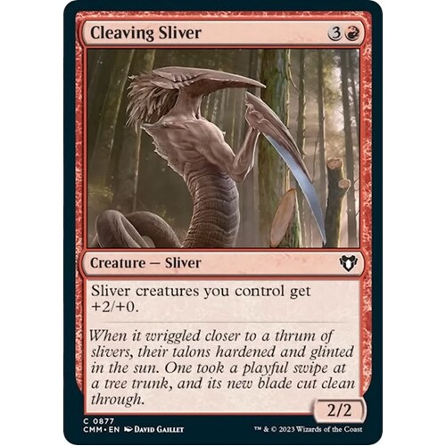 Cleaving Sliver - CMM