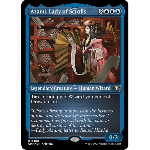 Azami, Lady of Scrolls (Foil Etched) FOIL - CMM