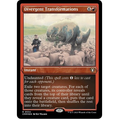 Divergent Transformations (Foil Etched) FOIL - CMM