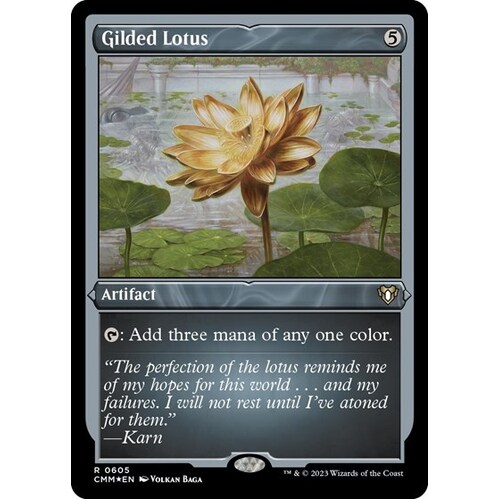 Gilded Lotus (Foil Etched) FOIL - CMM