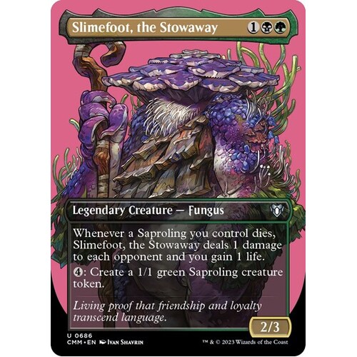 Slimefoot, the Stowaway (Borderless) FOIL - CMM